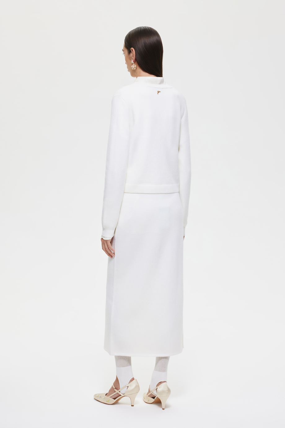 Юбка-карандаш вязаная