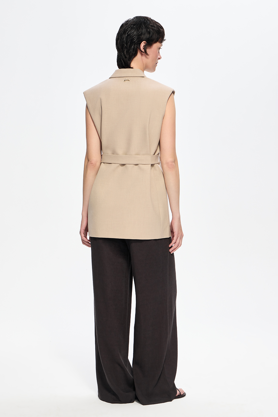 Двубортный жилет