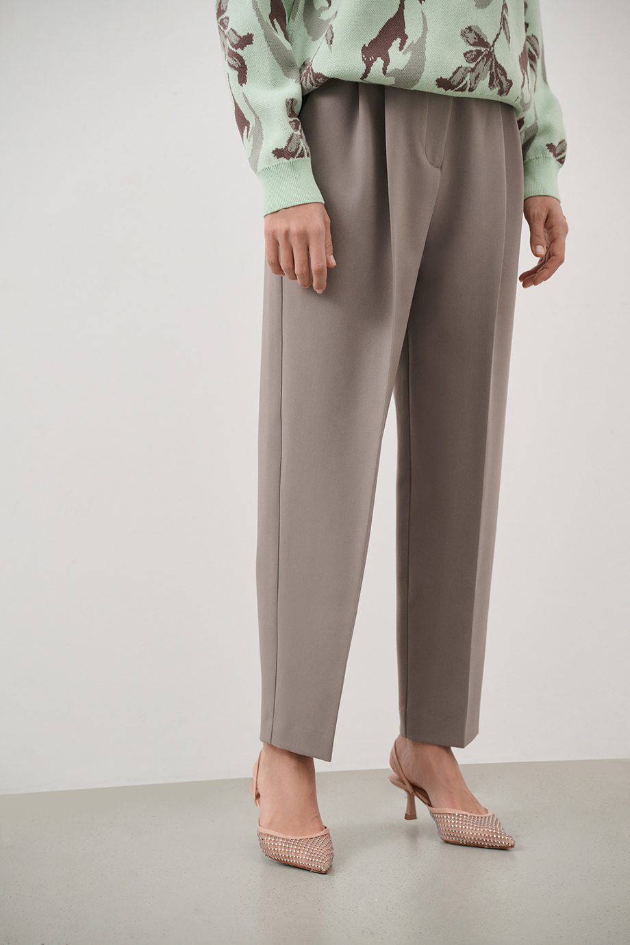 Брюки укороченные