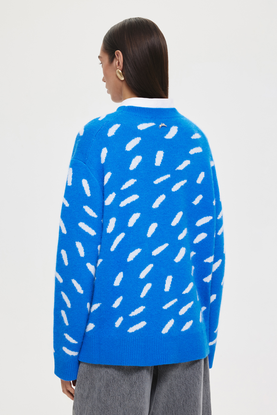 Джемпер с жаккардовым рисунком