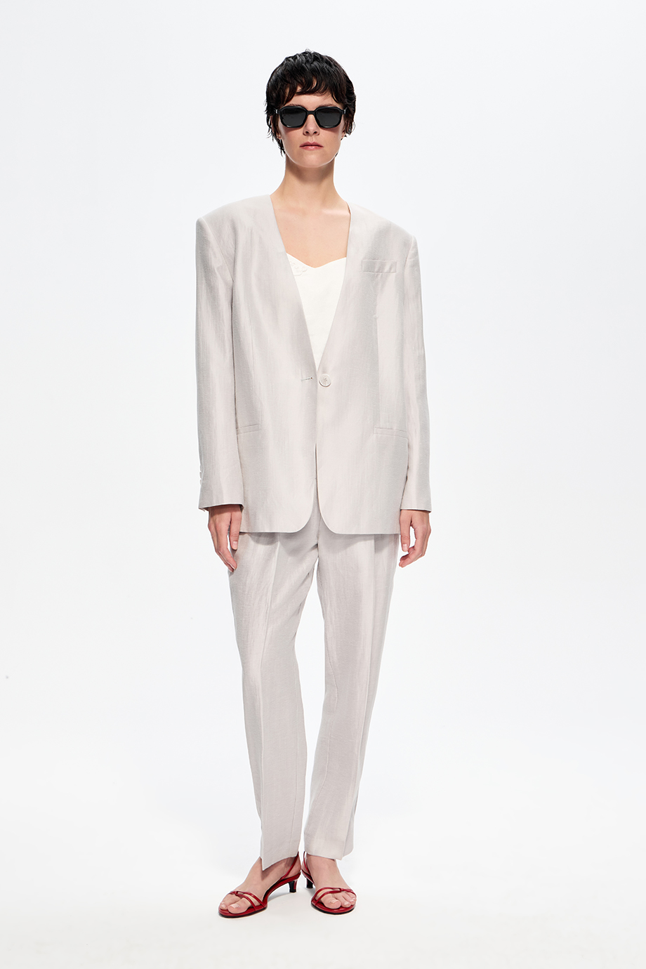 Льняные брюки